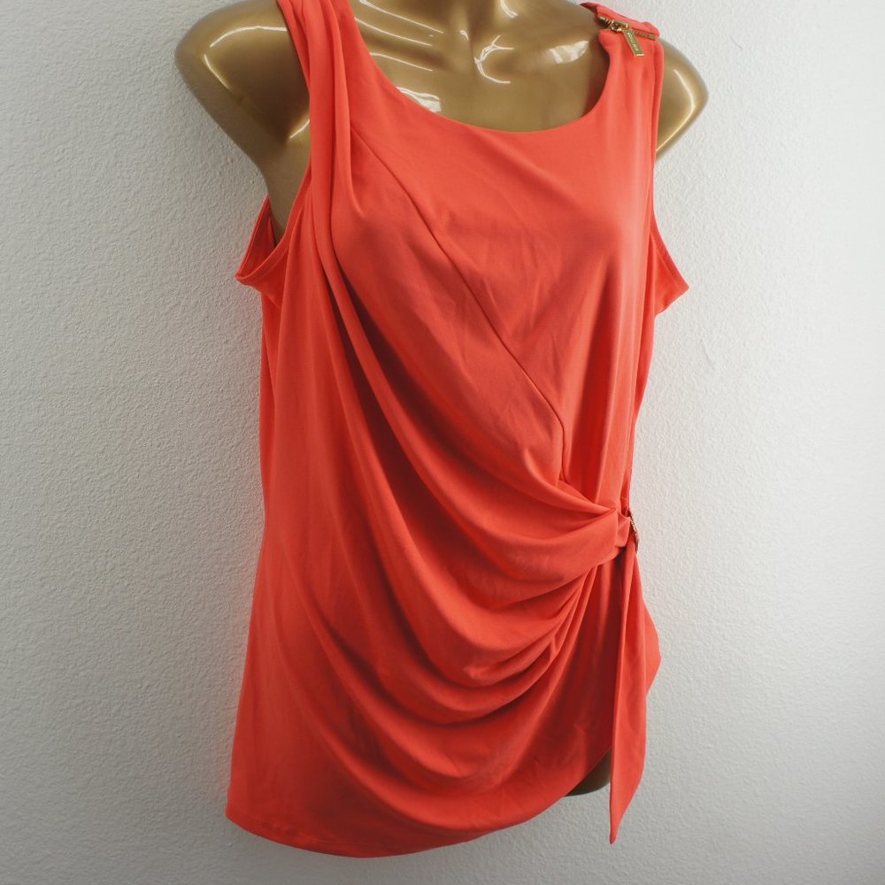 Michael kors coral top size S nwts